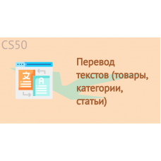 Перевод текстов (товары, категории, статьи)