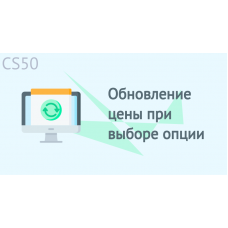 Обновление цены при выборе опции