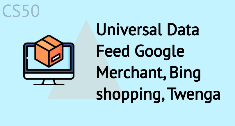 Universal Data Feed Google Merchant, Bing shopping, Twenga (v2.2.1)