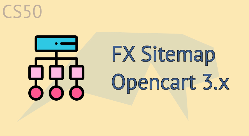 Сверхскоростная карта сайта (FX Sitemap) Opencart 3.x