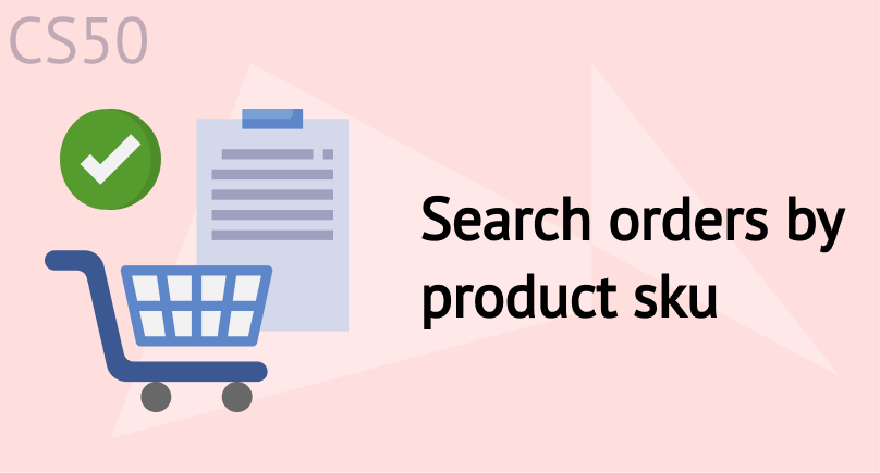 Поиск заказов по sku товара opencart 3