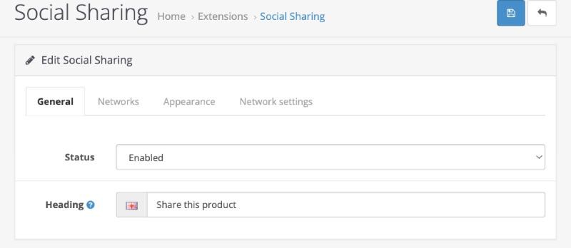 Social Sharing: статус и заголовок блока